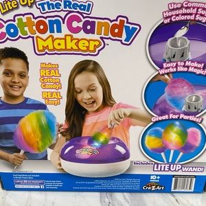 New, never opened CrazArt Lite up Cotton Candy maker.